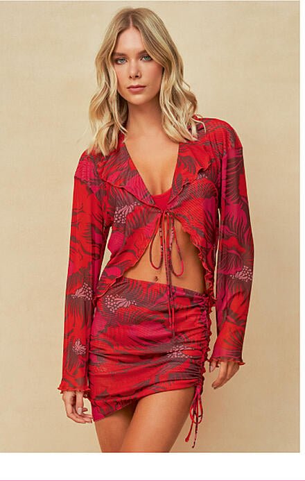 Maaji Scarlet Tulip Fara Beachwear Top