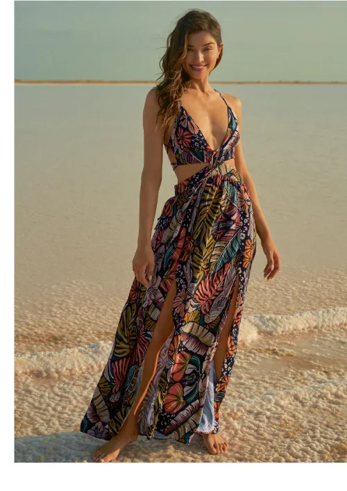 Maaji Tropical Jaguar Lixxy Long Dress