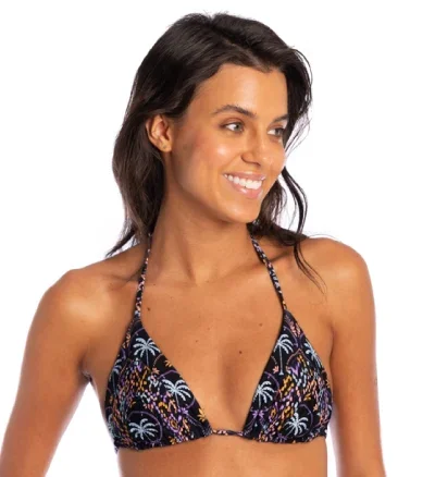 Maaji Midnight Palm Alana Sliding Triangle Bikini Top