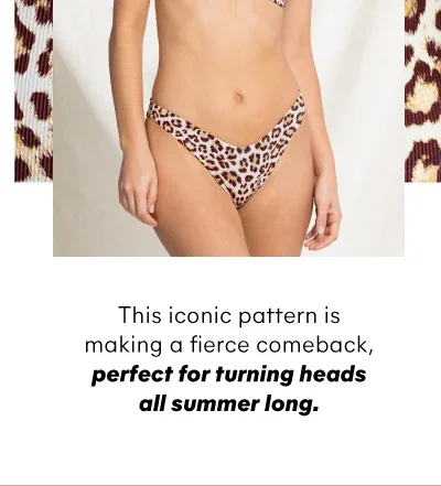 Maaji Cheetah Splendour High Leg Bikini Bottom