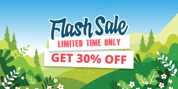 30% Off Flash Sale Promotion