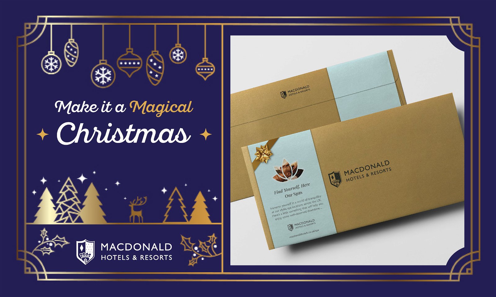 Christmas vouchers at Macdonald Hotels & Resorts