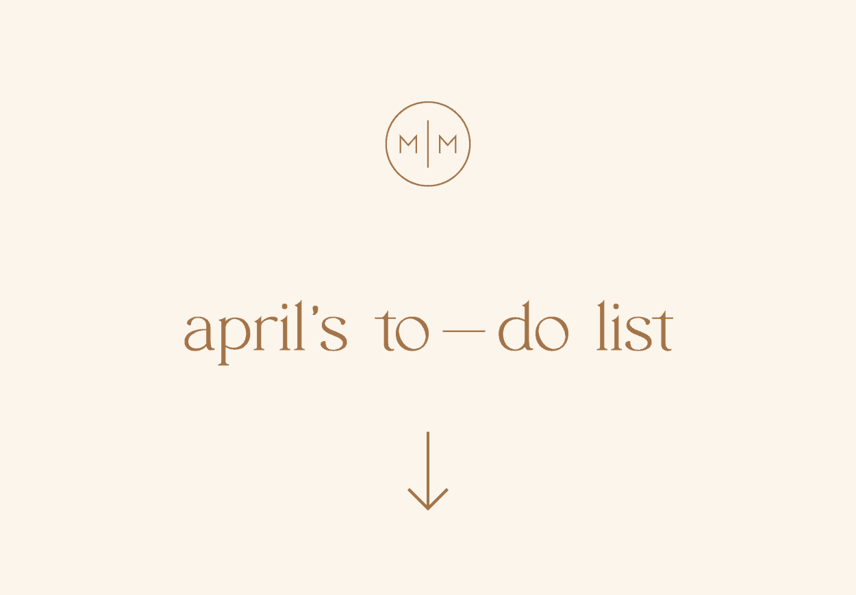 April's To-Do List