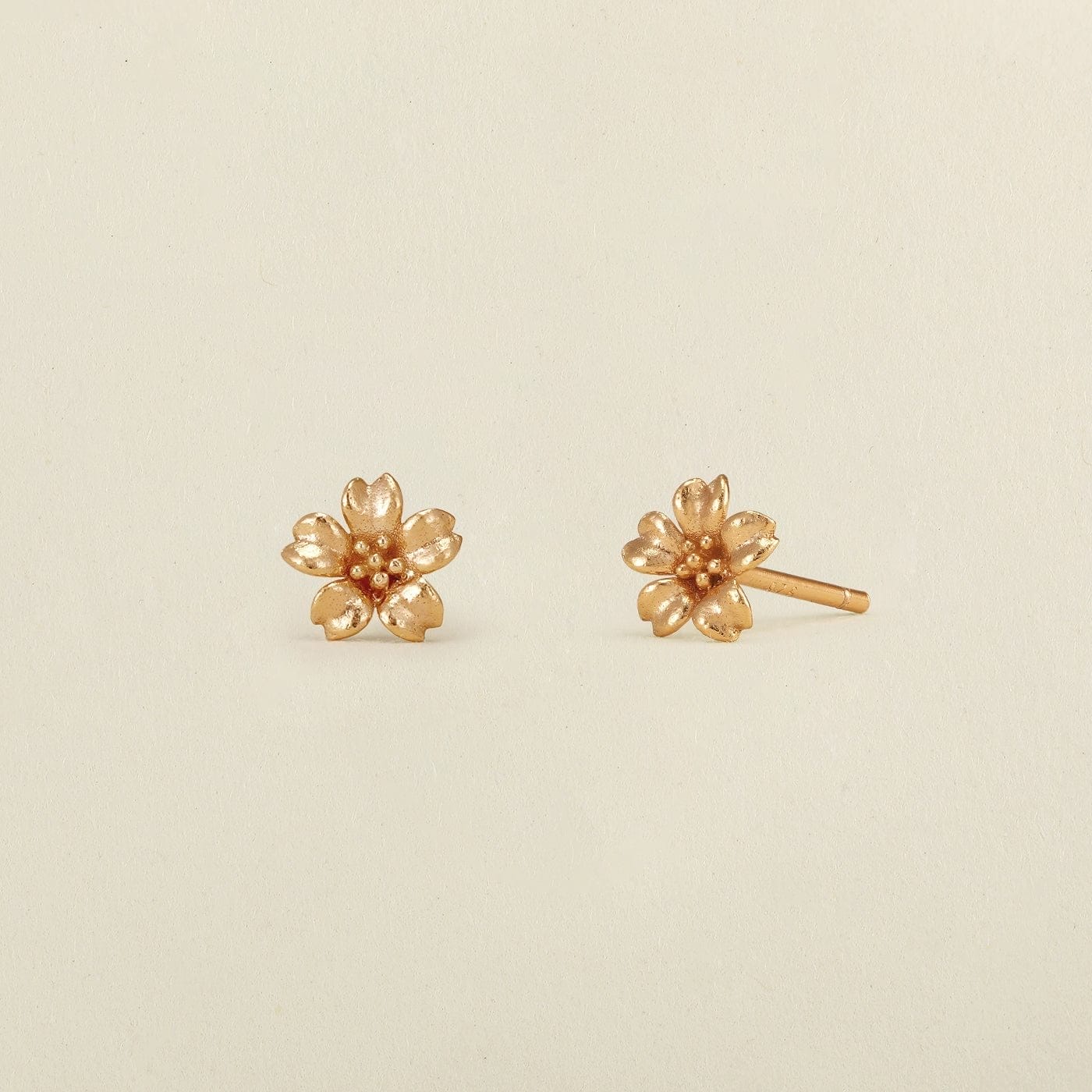 Image of March Birth Flower Stud Earrings