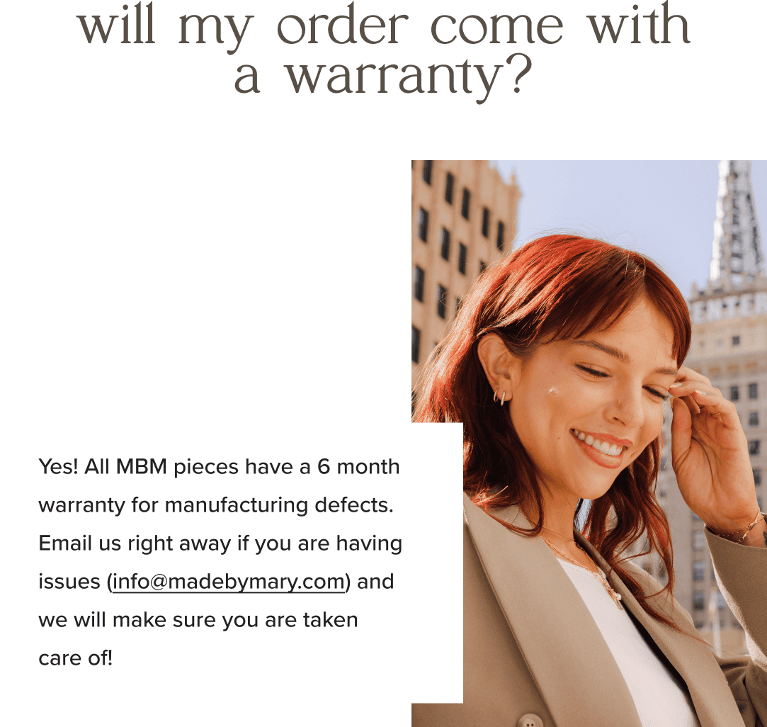 will my order come with a warranty