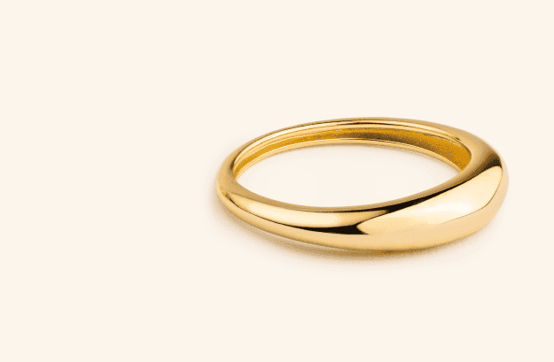 Mini Gloss Ring - Gold