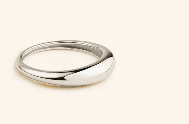 Mini Gloss Ring - Silver
