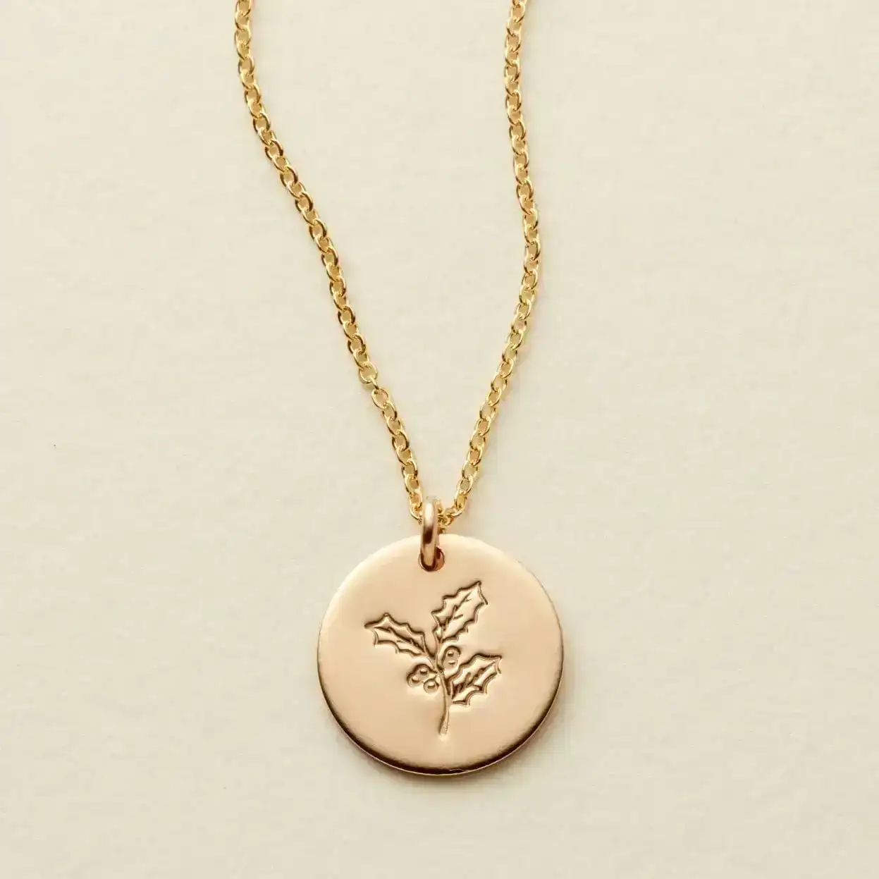 Image of December Birth Flower Necklace