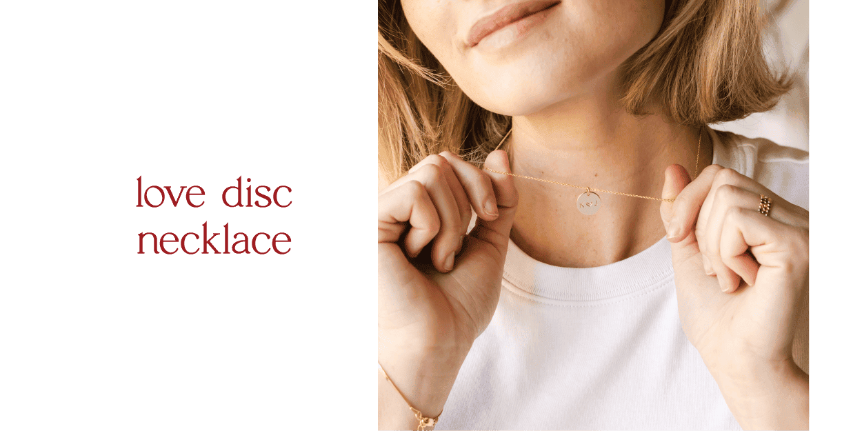 Love Disc Necklace