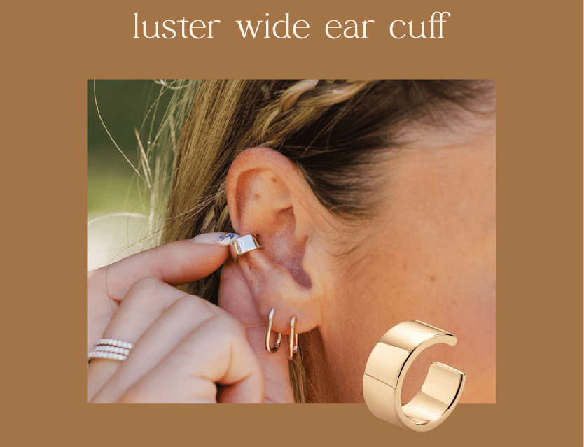 Luster Wide Ear Cuff