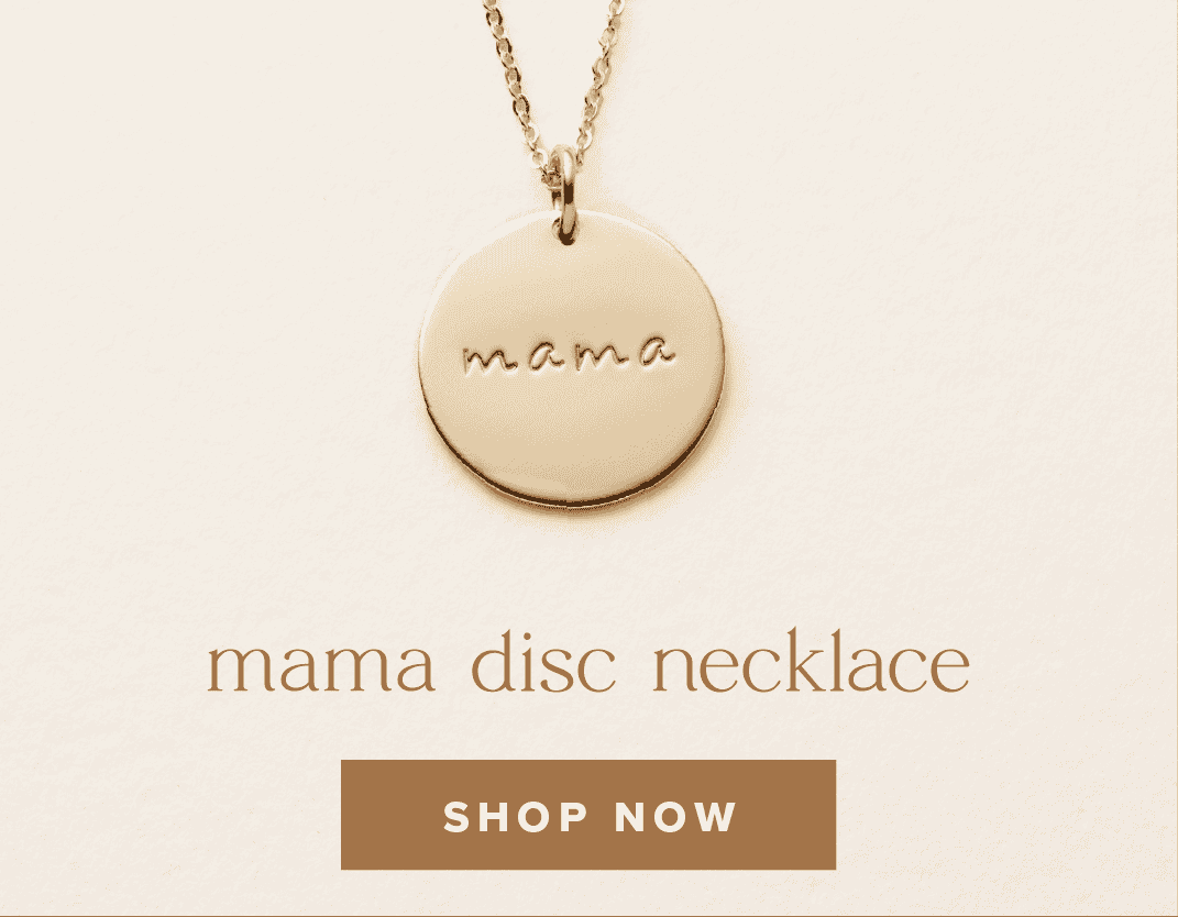 mama disc necklace