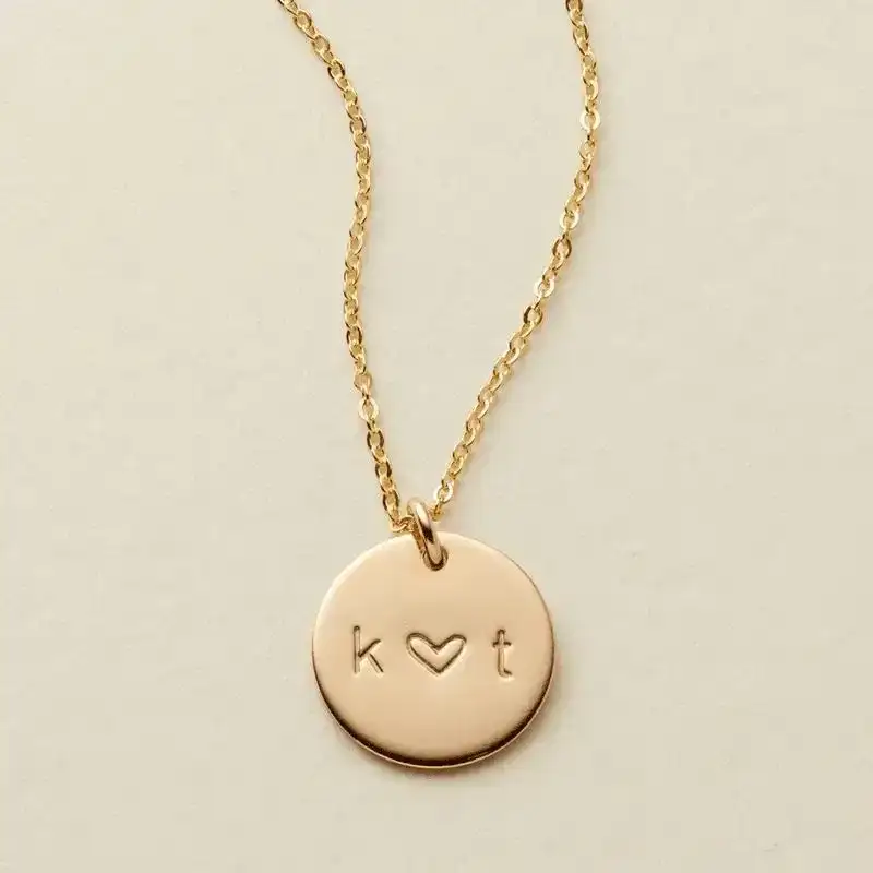 Image of Love Disc Necklace