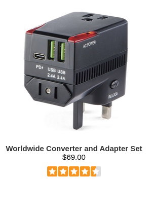 Worldwide Converter and Adapter Set