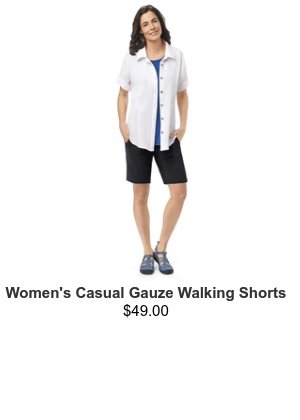 Women's Casual Gauze Walking Shorts