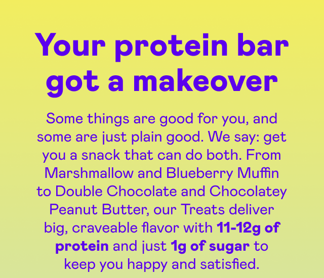 Your protein bar got a makeover