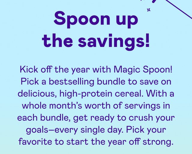 Spoon up the savings!