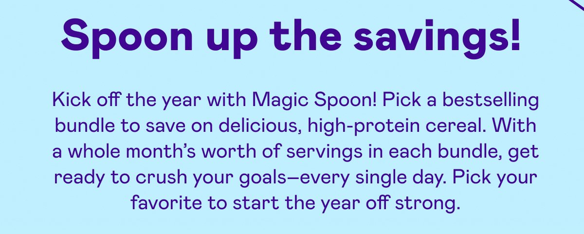 Spoon up the savings!