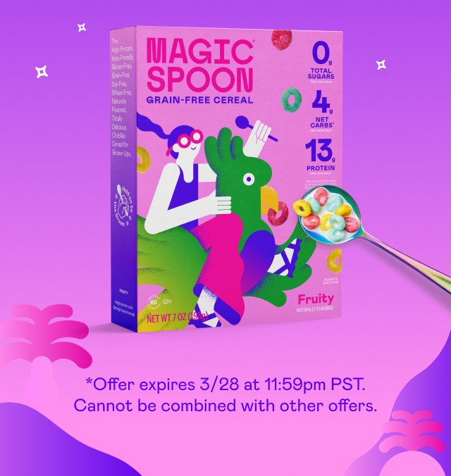 *Offer expires 3/28 at 11:59pm PST. Cannot be combined with other offers.