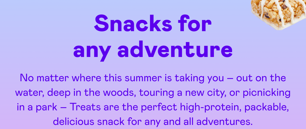 Snacks for any adventure