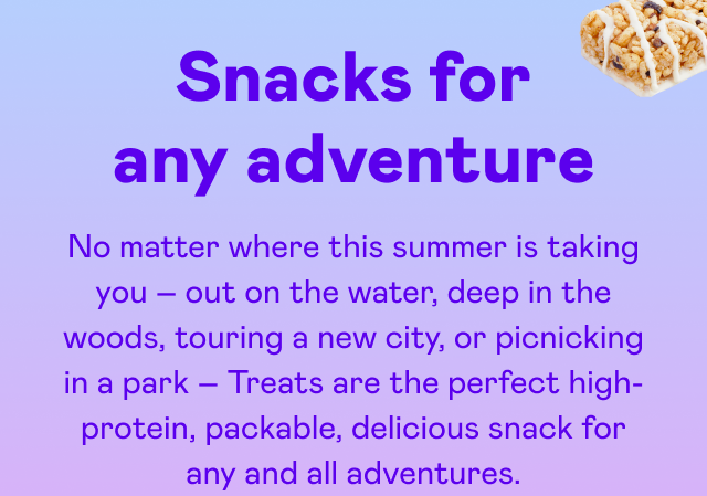 Snacks for any adventure