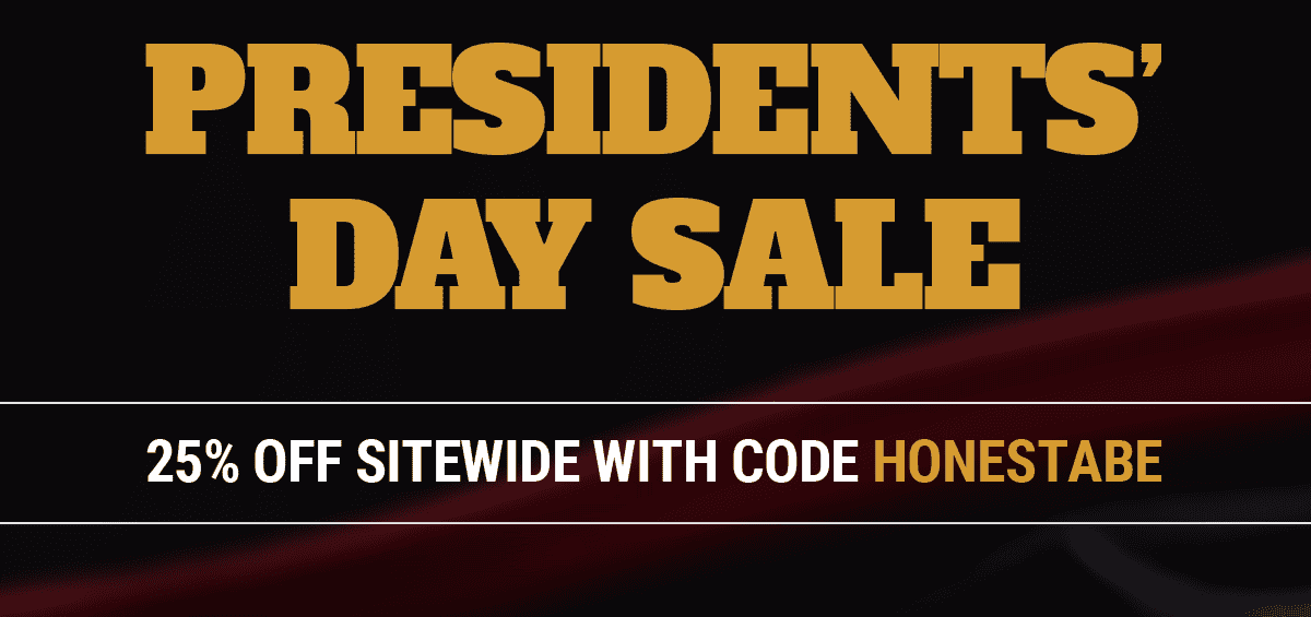 Presidents' Day Sale