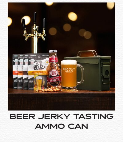 Beer Jerky Tasting Ammo Can