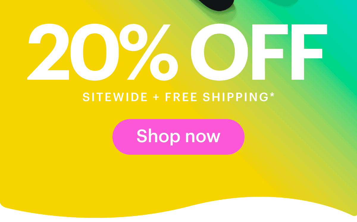 20% OFF Shop now