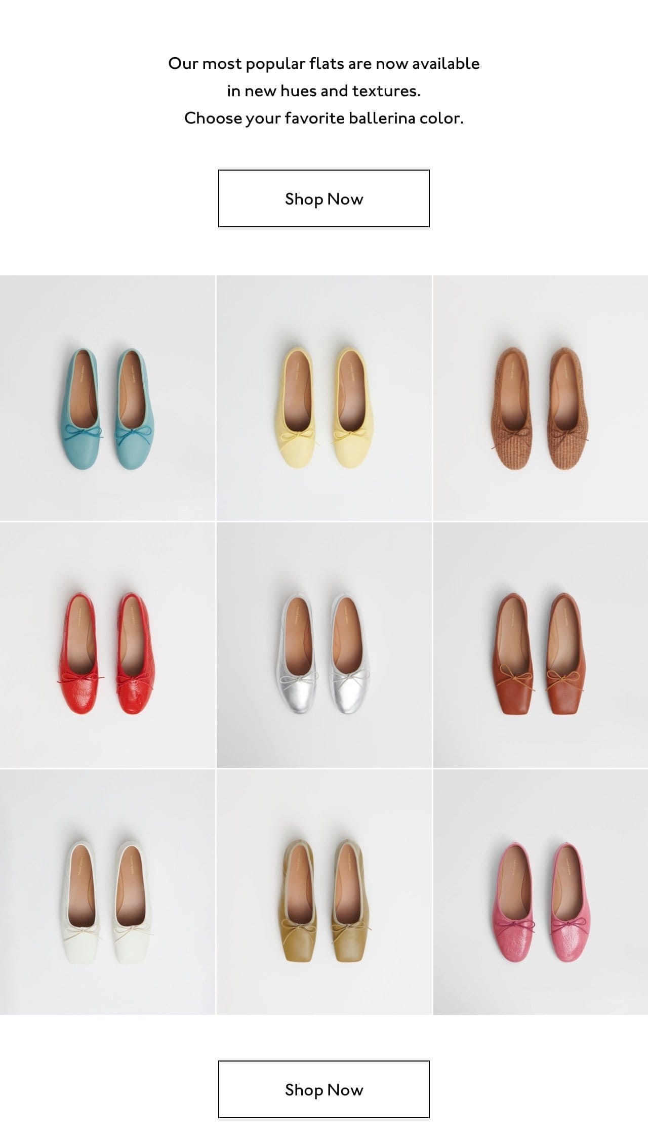 Choose your favorite ballerina color now.