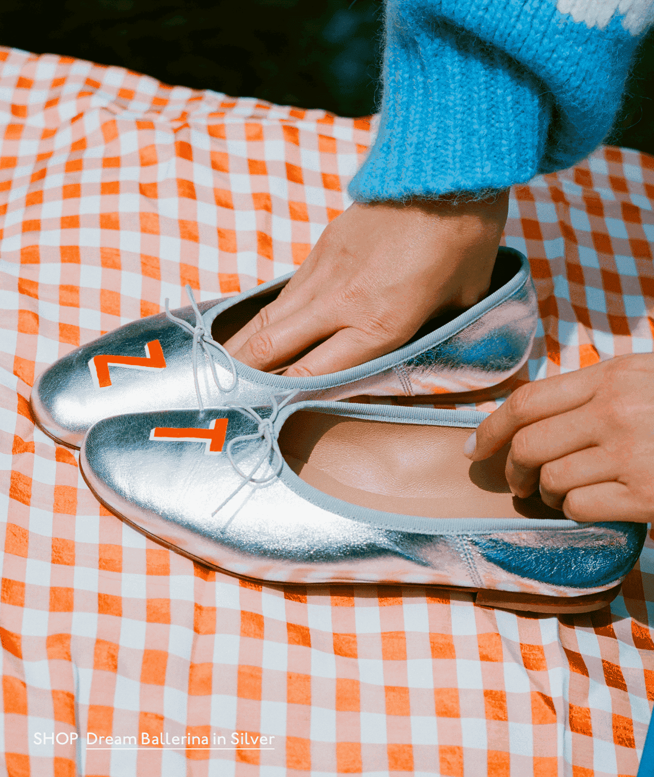 Our most popular flats are now available in new hues and textures. Shop the Dream Ballerina in Silver and more colors now.