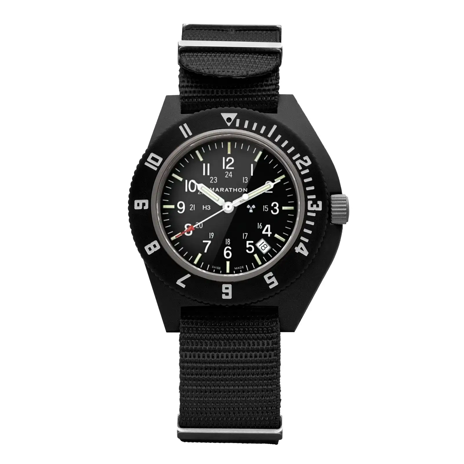 Image of 41mm Black Pilot's Navigator with Date (Quartz)