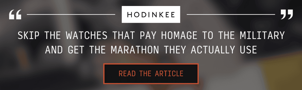 Hodinkee - Read The Article