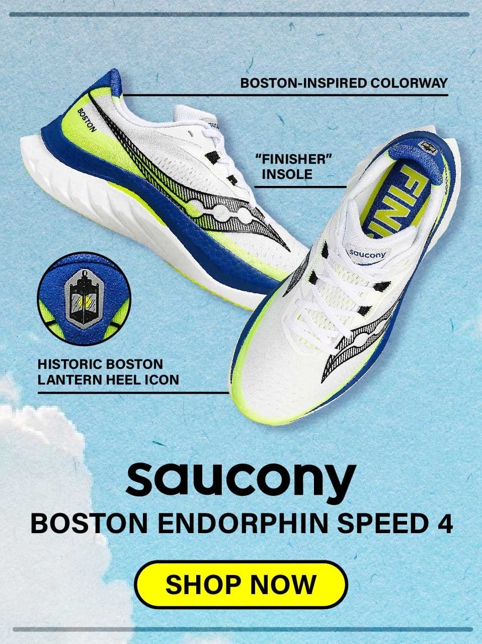 Saucony Endorphin Speed 4 Boston Edition