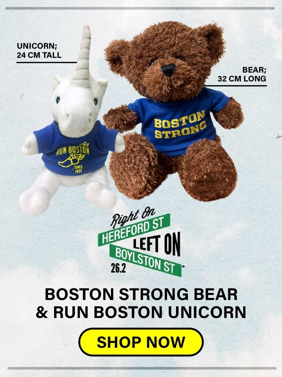 Right On Left On Run Boston Unicorn