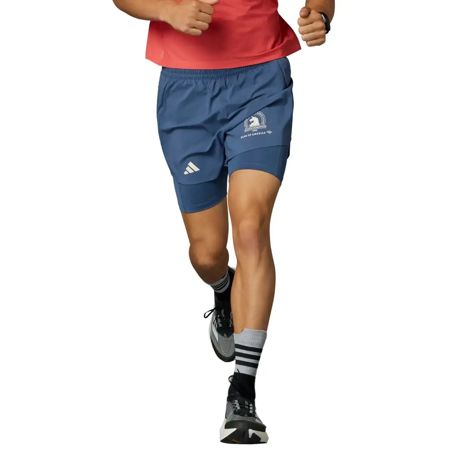 adidas Men's Boston Marathon 2024 2-In-1 Shorts