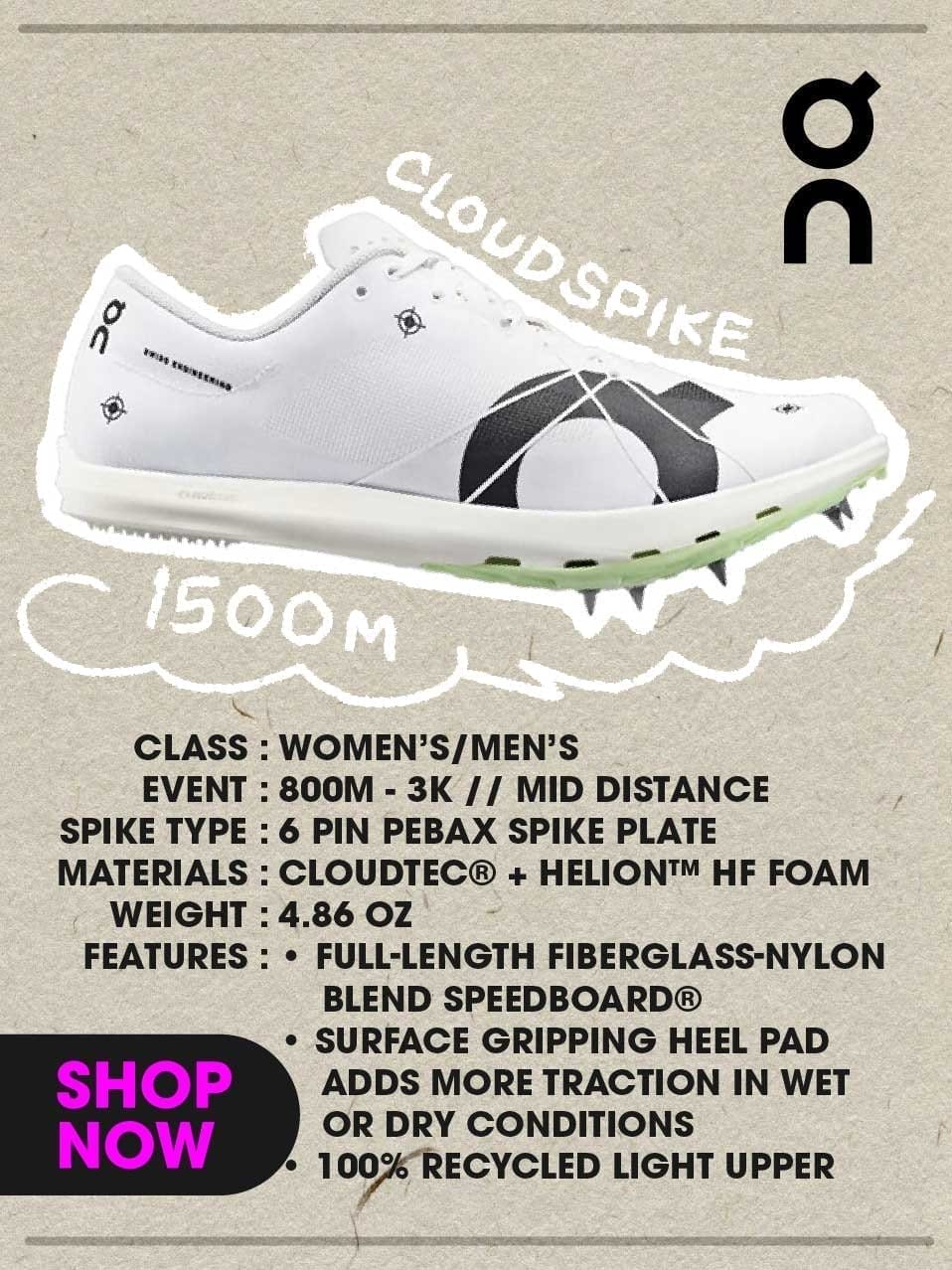 SHOP ON CLOUDSPIKE