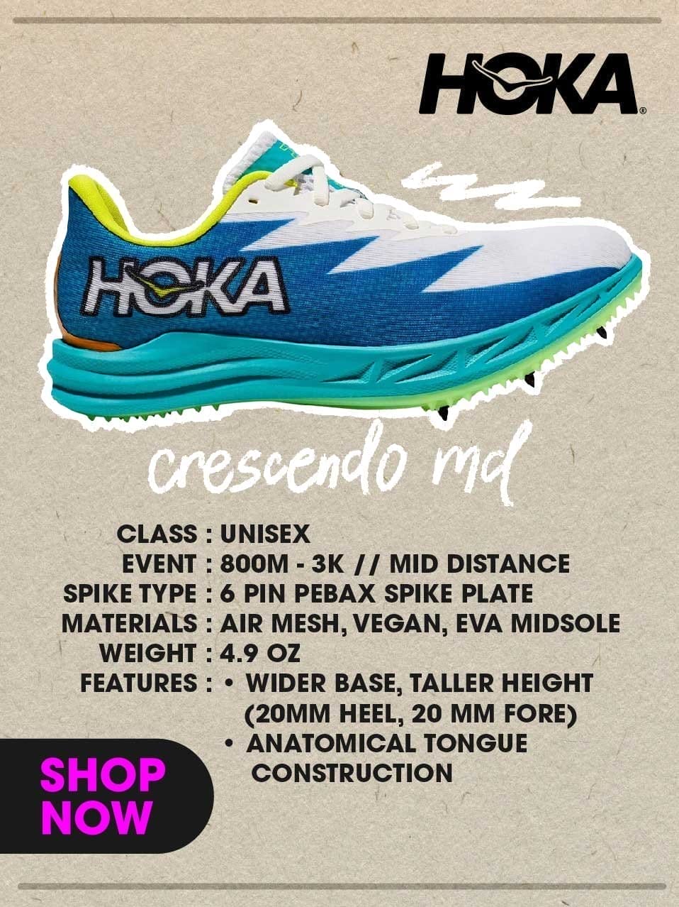 SHOP HOKA CRESCENDO MD