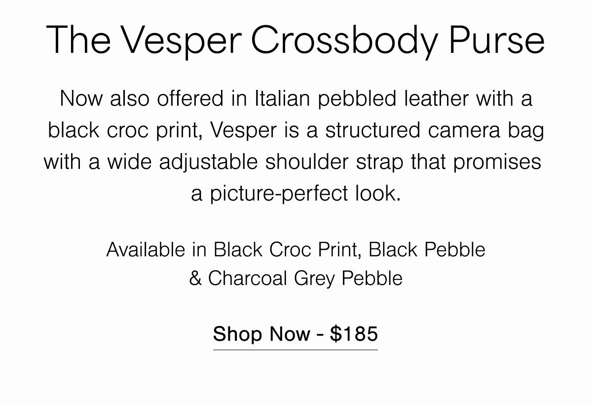 Vesper Crossbody Purse