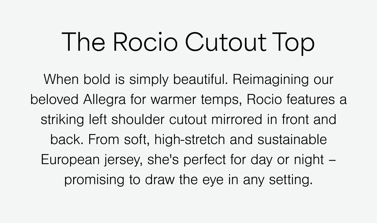 The Rocio Cutout Top