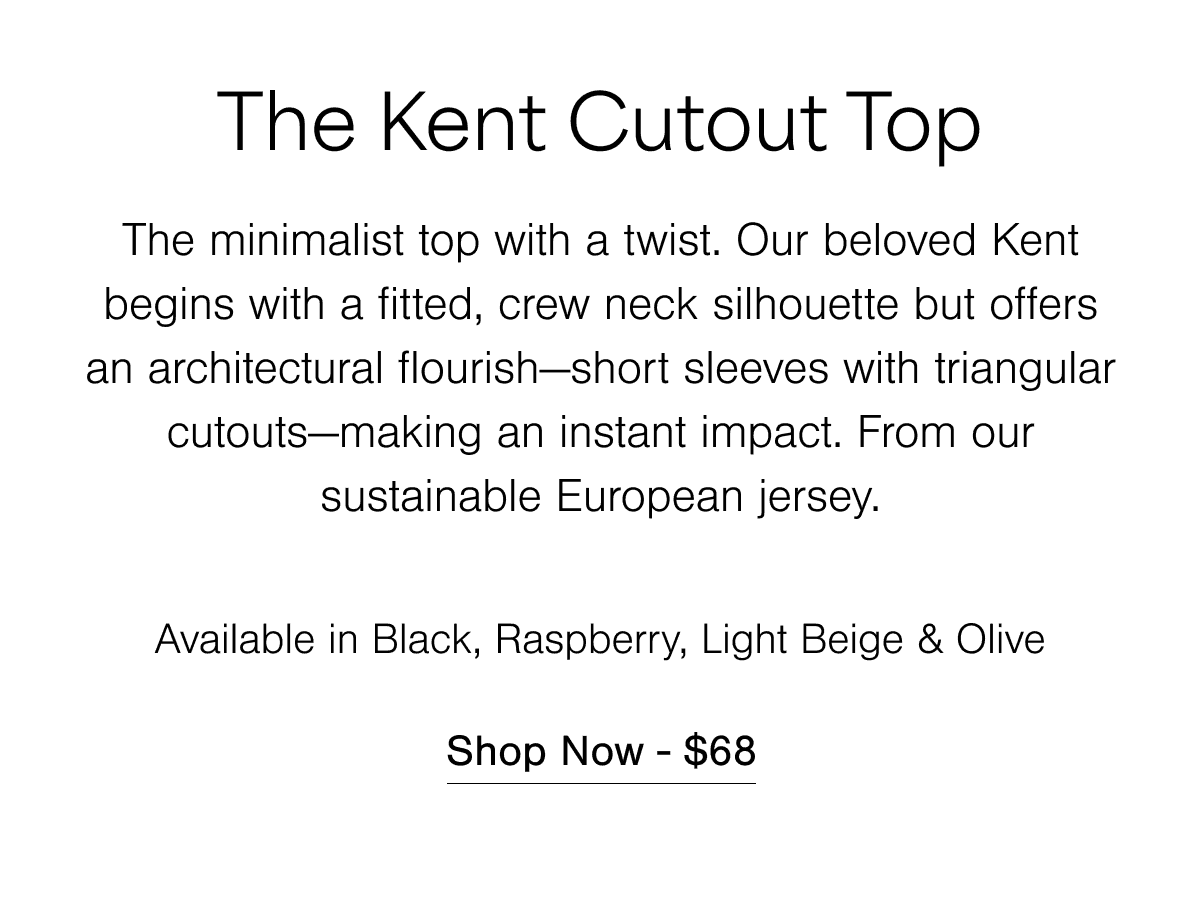The Kent Cutout Top