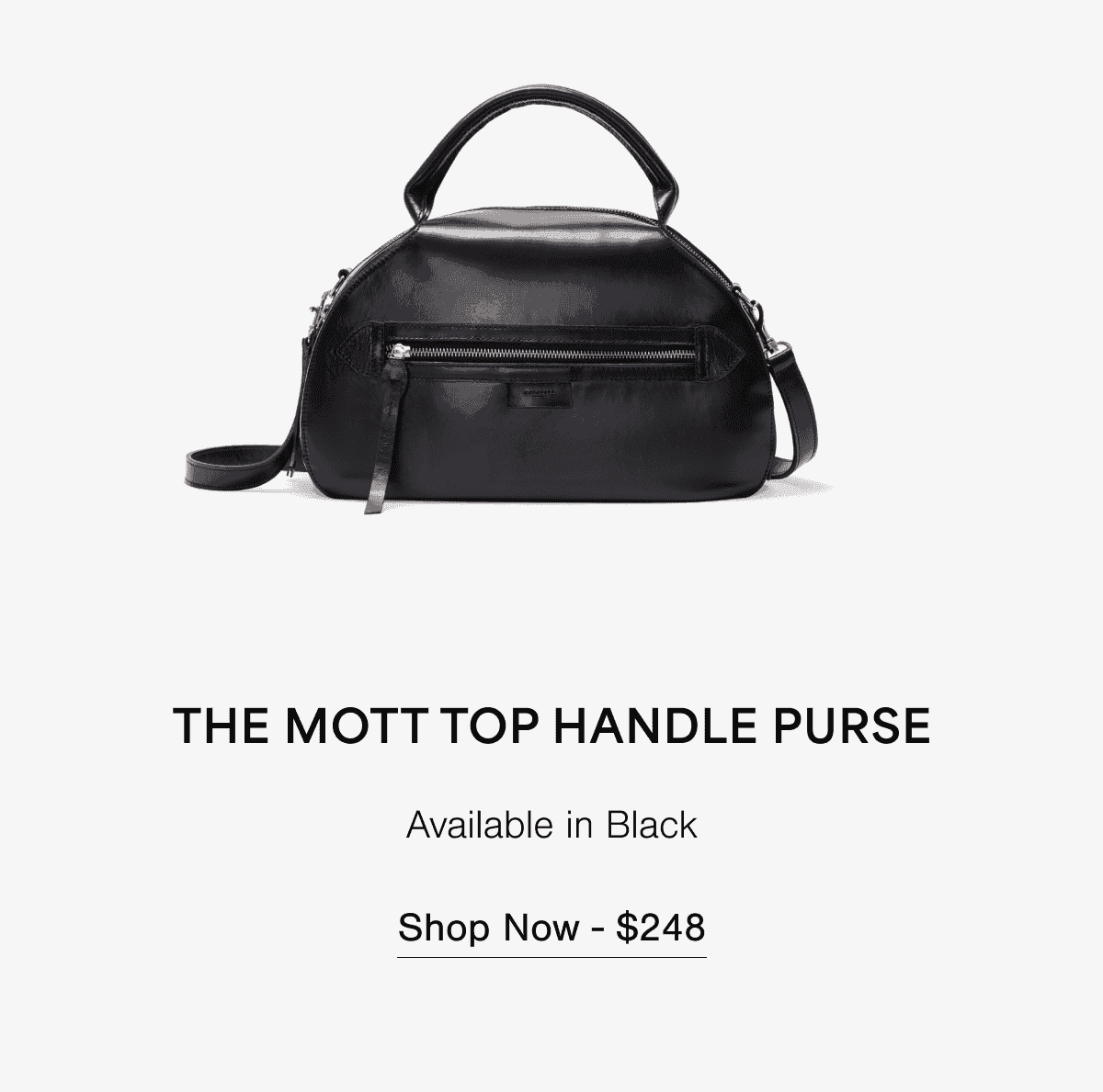 The Mott Top Handle Purse