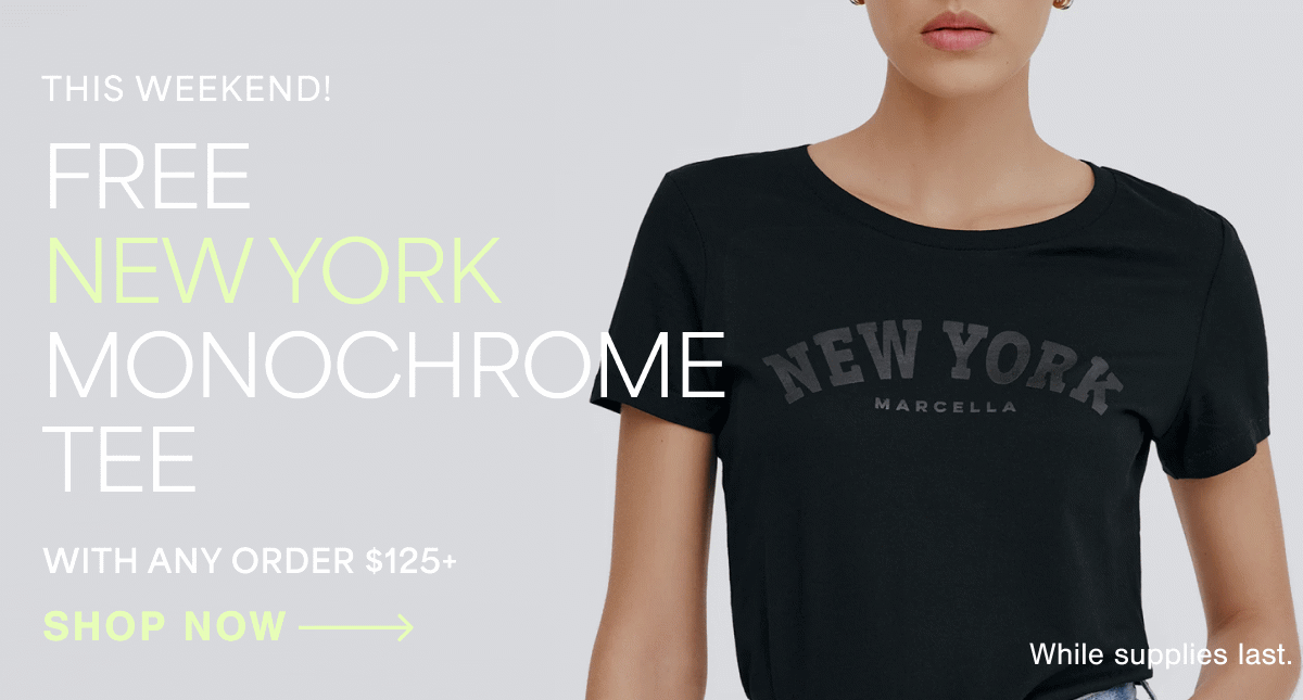 Free Organic NY Tee With Purchase