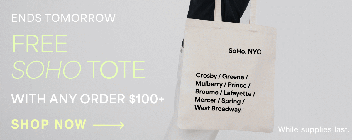 Free Soho Tote With Purchase