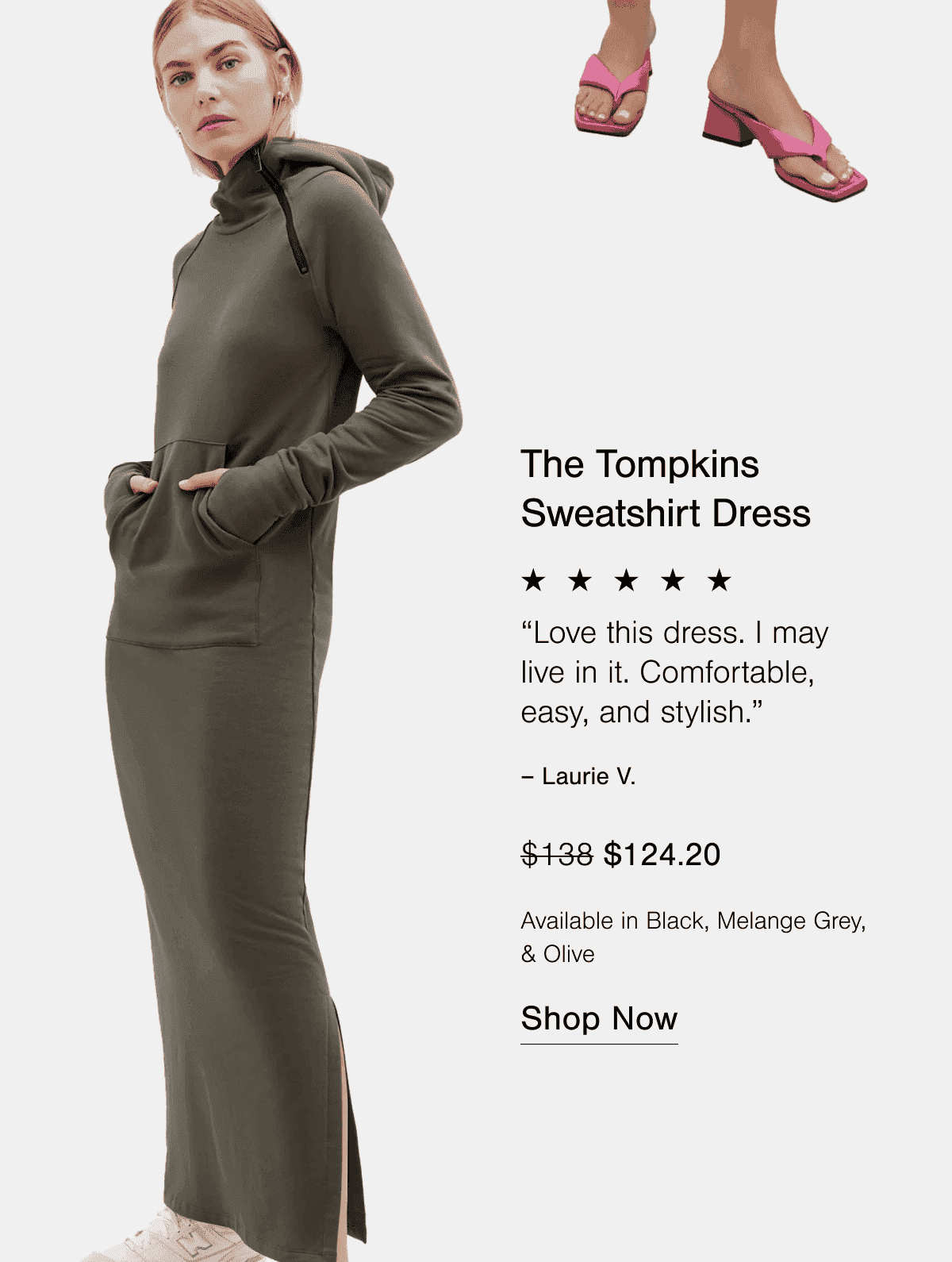 The Tompkins Sweatshirt Dress