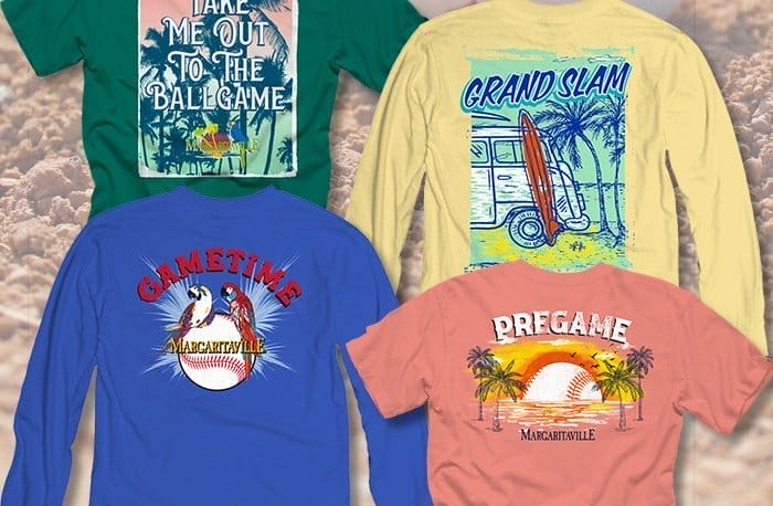 Take Me Out To The Ballgame - Official MLB Margaritaville T-Shirts - Shop Now