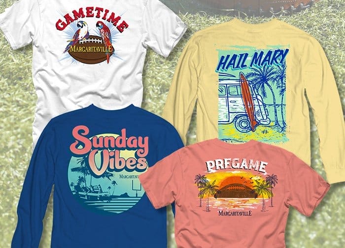 Official NFL Margaritaville T-Shirts - Shop Now