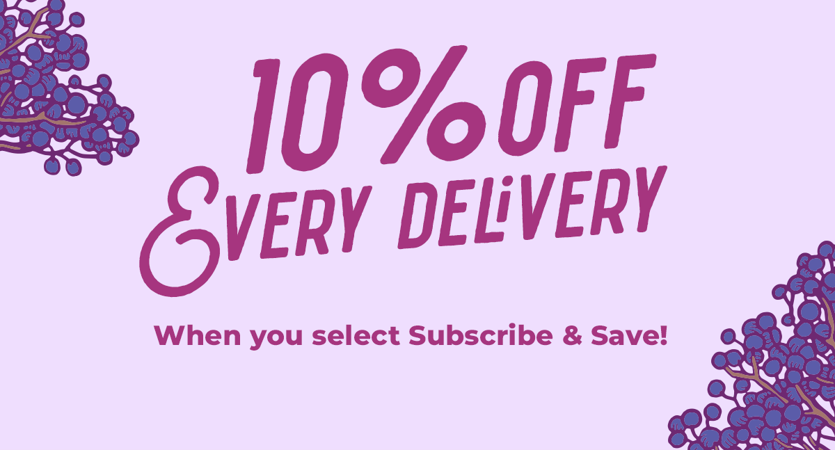 10% OFF EVERY DELIVERY
