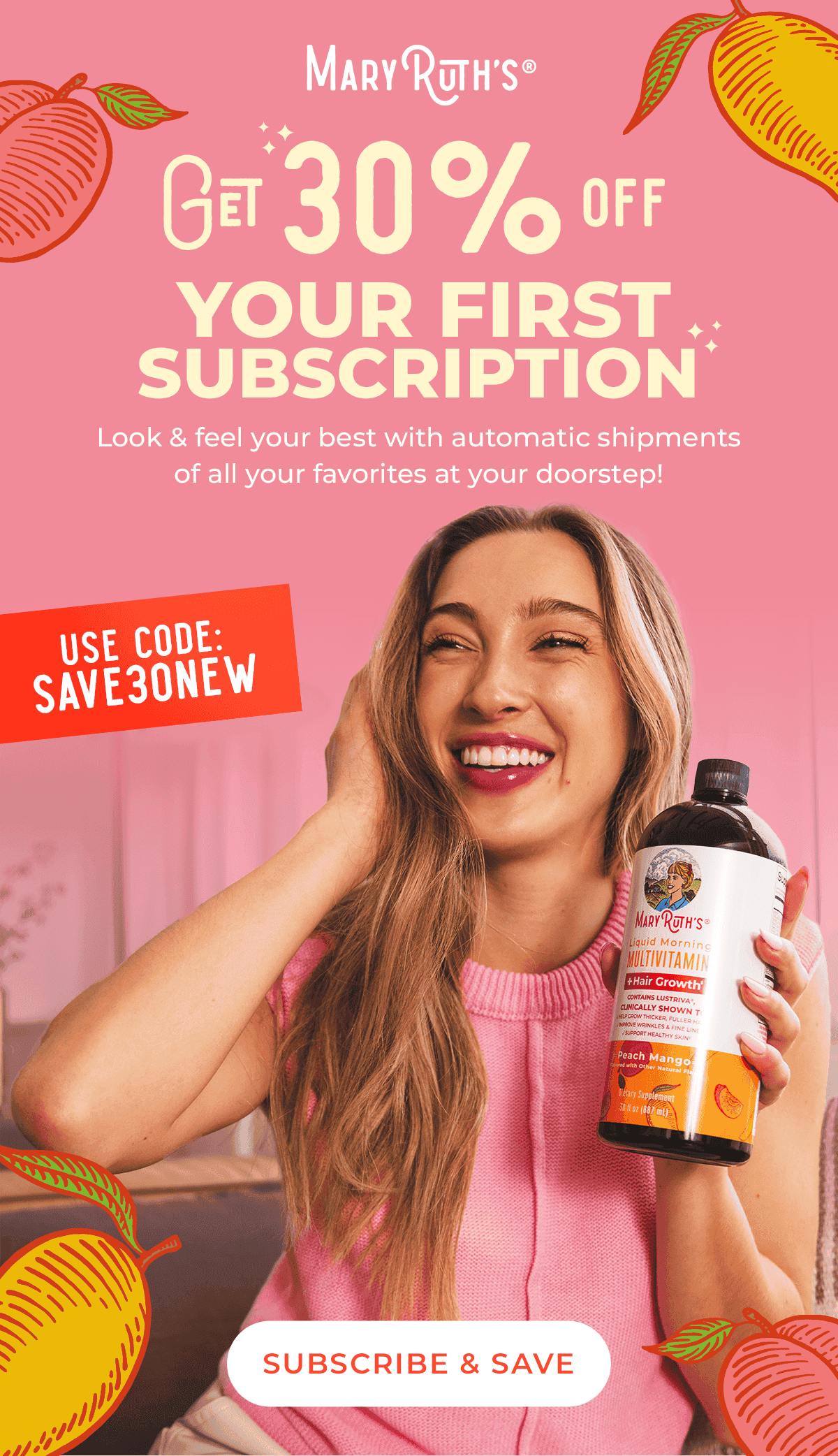 30% OFF FIRST SUBSCRIPTION