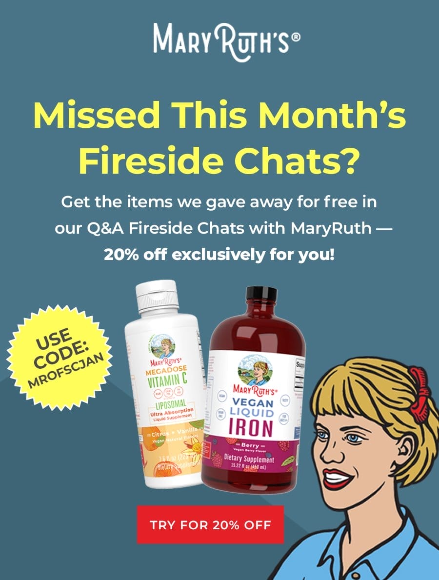 Missed this month's Fireside chats? 20% OFF Exclusively for you!