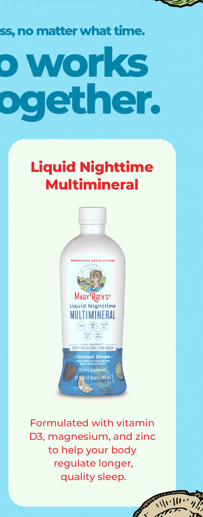 SHOP LIQUID NIGHTTIME MULTIMINERAL