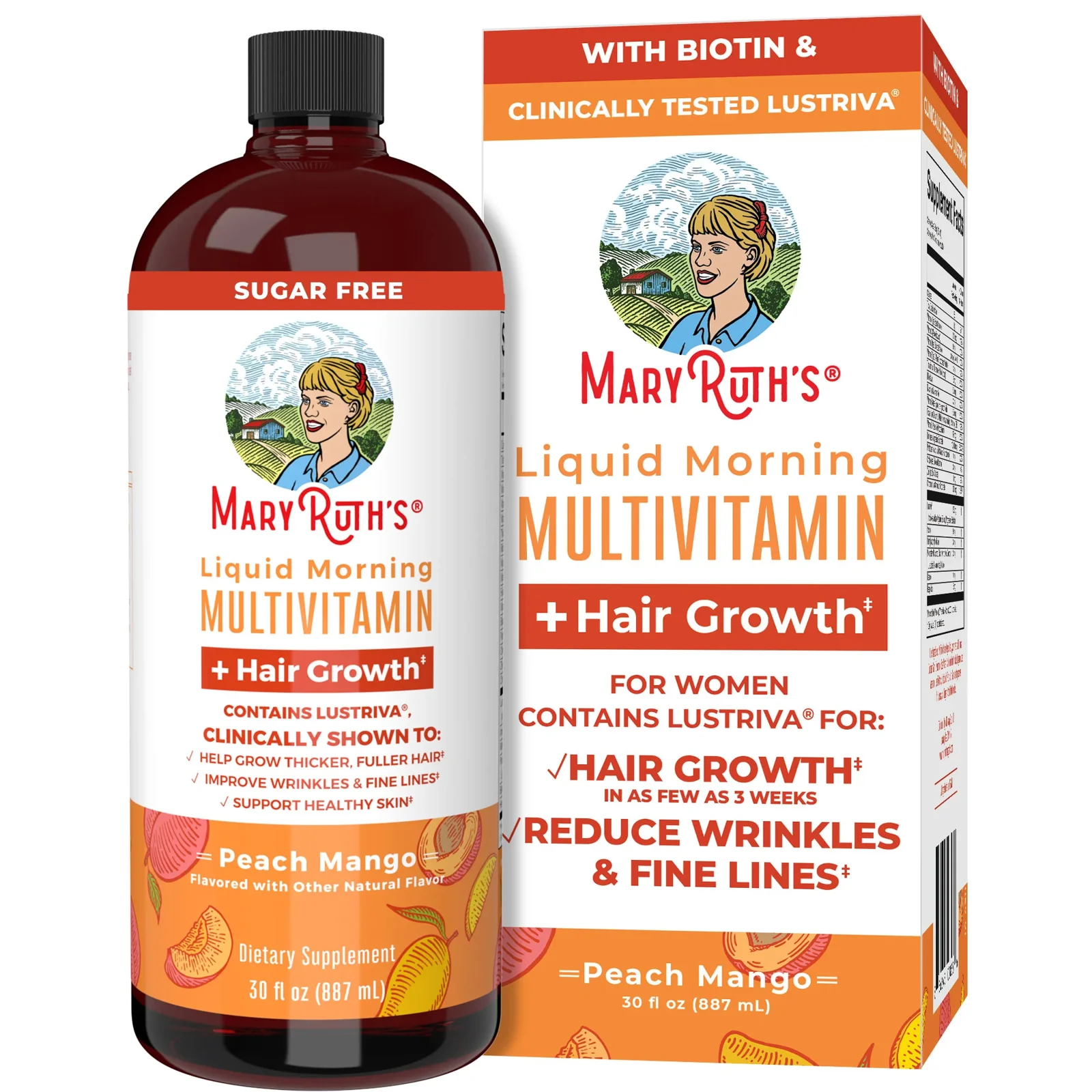 Image of Liquid Morning Multivitamin + Hair Growth